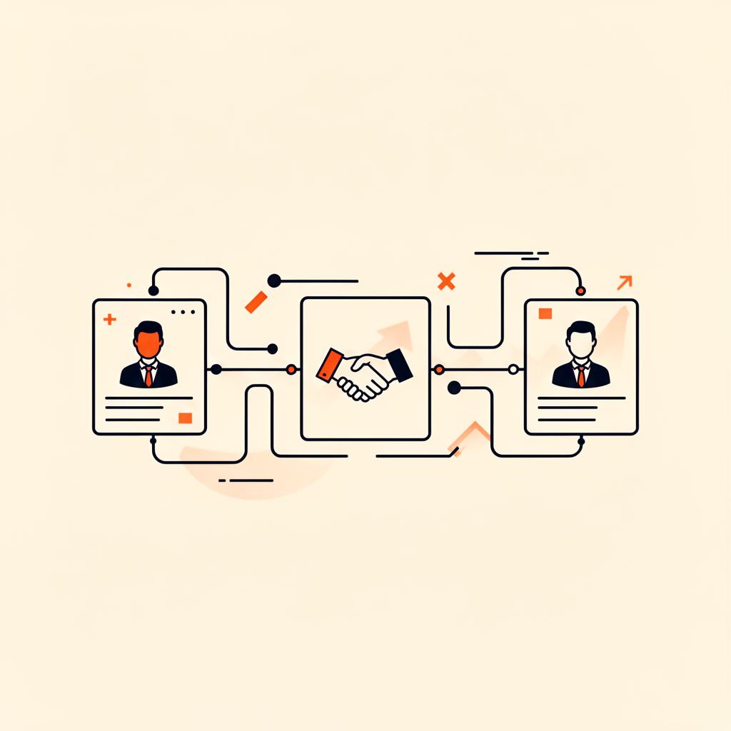 Illustration representing Grant Robertson's role as Head of Business